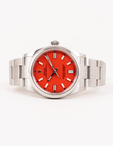 Rolex Oyster Perpetual Coral Red