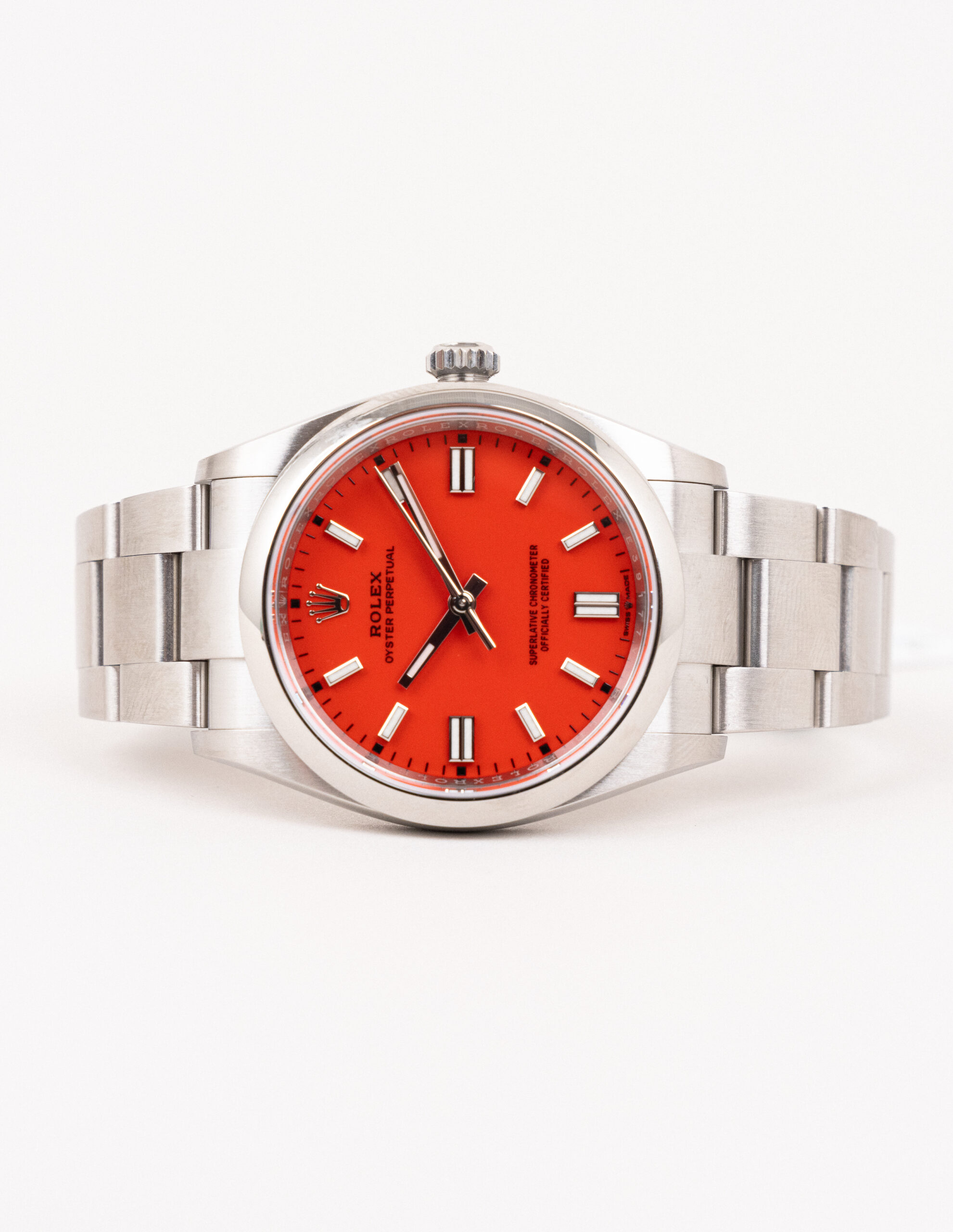 Rolex Oyster Perpetual Coral Red