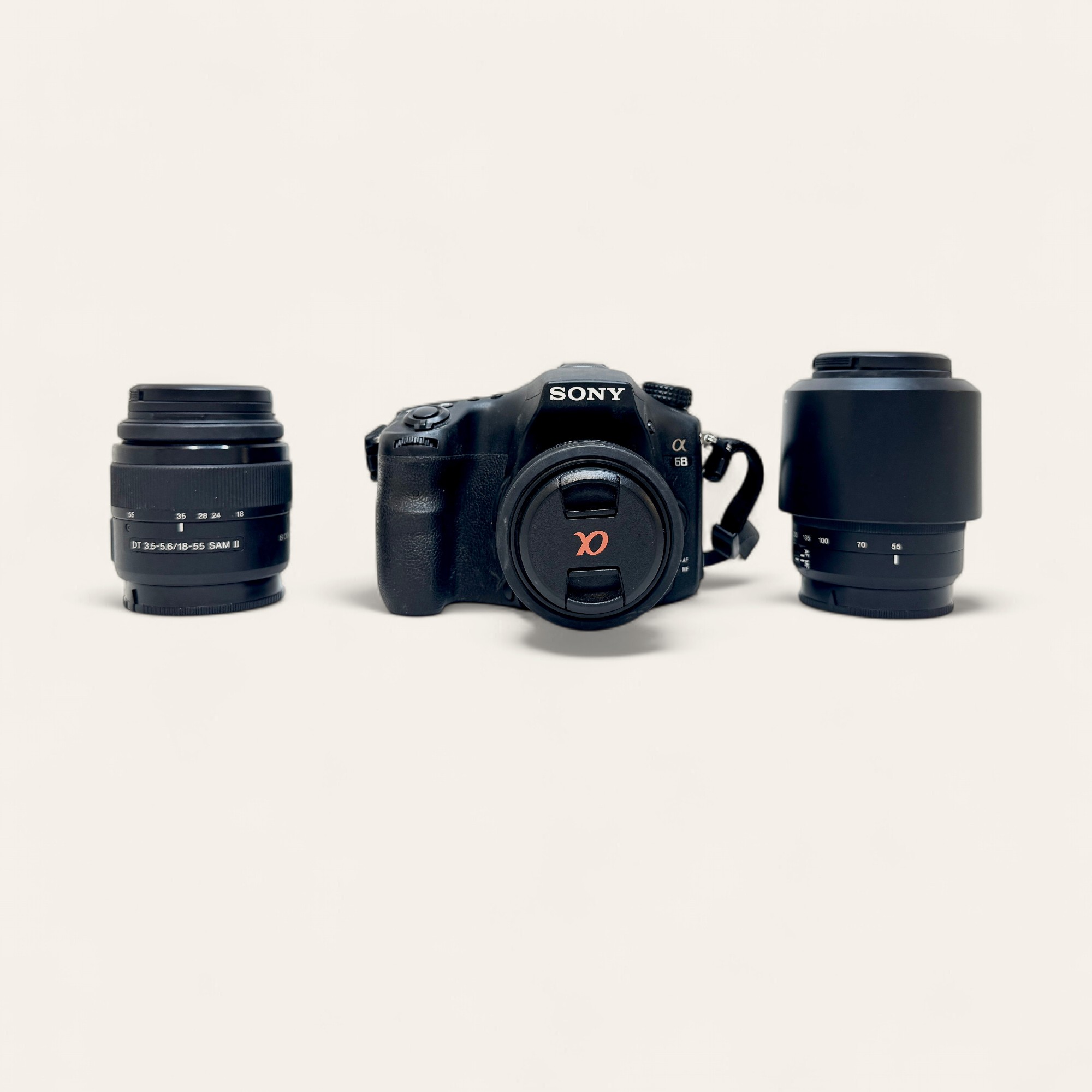 Sony ilca-68 + 3 objektiver