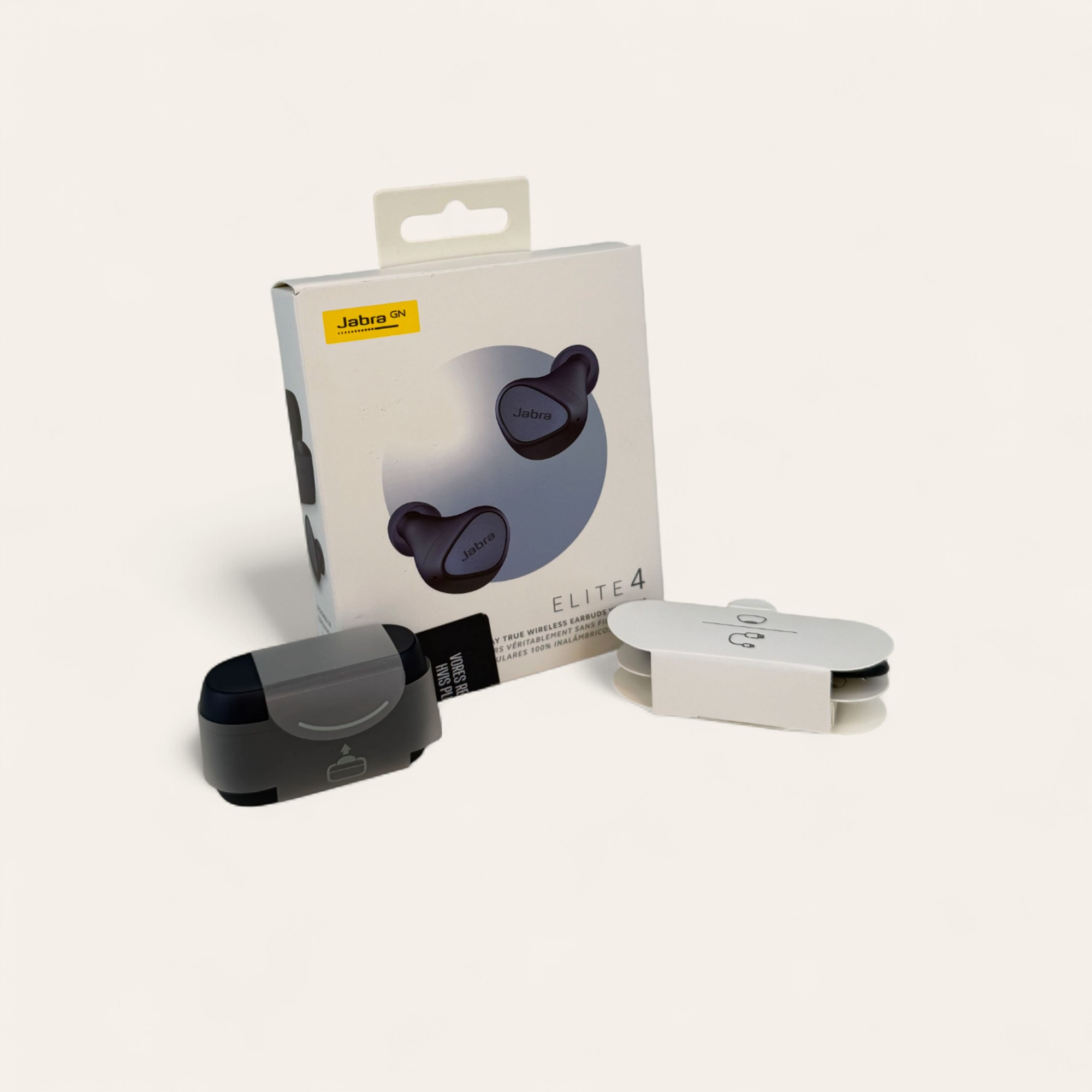 Jabra Elite 4-Active høretelefoner (Navy)