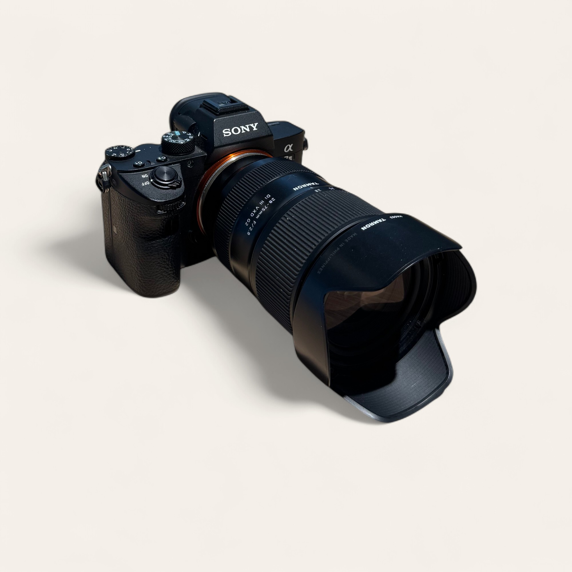 Sony Alpha 7 III (a7 III / ILCE-7M3) spejlløst full-frame kamera.